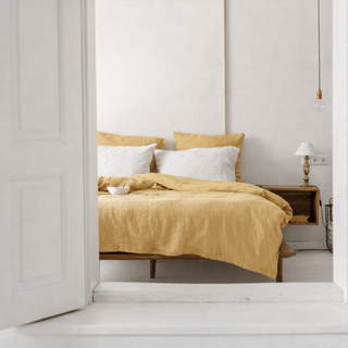 Butter Linen Duvet Cover Set - Linen Tales Global 2