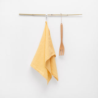 Butter Linen Kitchen Towel - Linen Tales Global 