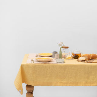 Butter Linen Tablecloth - Linen Tales Global 