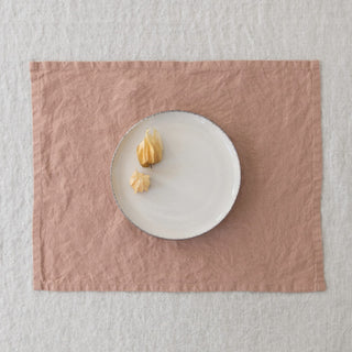 Cafe Creme Lightweight Linen Placemat - Linen Tales 1