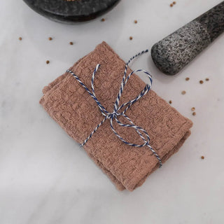 Cafe Creme Linen Dishcloth Set of 2 - Linen Tales 1