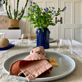 Cafe Creme Linen Napkins Set of 2 - Linen Tales 4