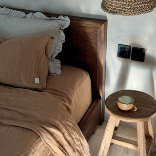 Camel Linen Pillowcase - Linen Tales 2
