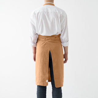 Clay Linen Chef Apron - Linen Tales 3
