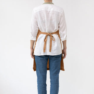 Clay Linen Daily Apron - Linen Tales 3