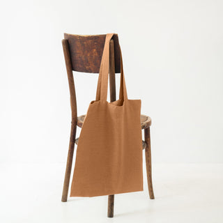 Clay Linen Tote Bag - Linen Tales 