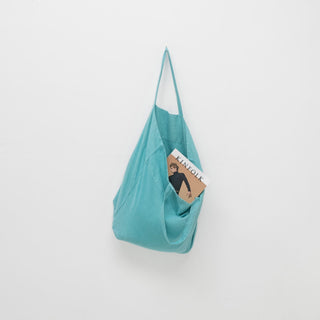 Coastal Blue Linen Big Bag - Linen Tales 