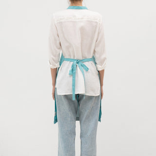 Coastal Blue Linen Daily Apron - Linen Tales 3
