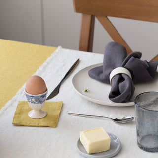 Dark Grey Linen Napkins Set of 2 - Linen Tales 3