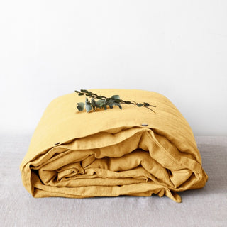 Butter Linen Duvet Cover 1