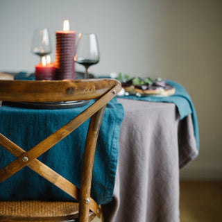 Deep Water Linen Table Runner - Linen Tales 4