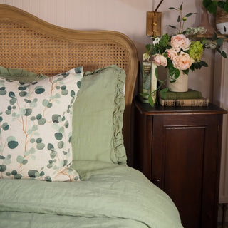 Eucalyptus Linen Cushion Cover - Linen Tales 3