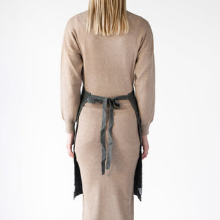 Forest Green Linen Daily Apron - Linen Tales 
