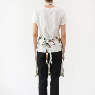 Golden Fall Linen Daily Apron - Linen Tales 3