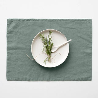 Green Milieu Linen Placemat 