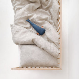 Kids Melange Linen Duvet Cover Set - Linen Tales 3