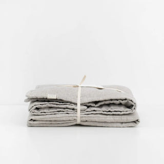 Kids Melange Linen Quilted Blanket - Linen Tales 