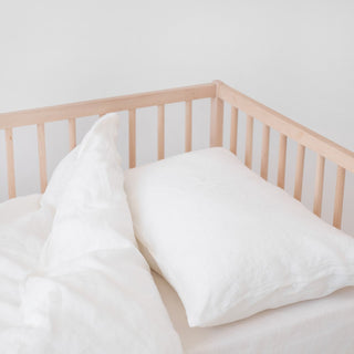 Kids White Linen Pillowcase - Linen Tales 3