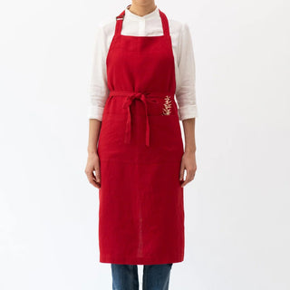 Lava Falls Linen Chef Apron - Linen Tales Global 