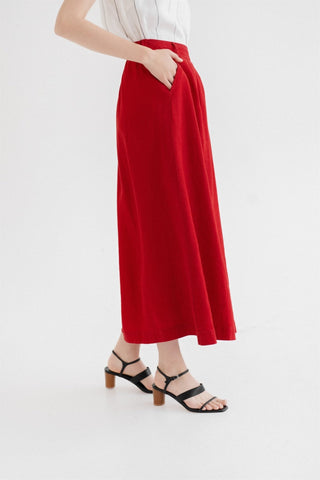 Lava Falls Linen Gardenia Skirt - Linen Tales 4