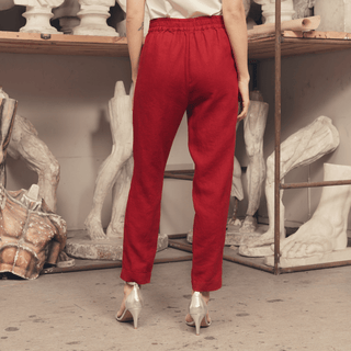 Lava Falls Linen Gladiolus Trousers - Linen Tales 3
