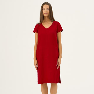 Lava Falls Linen Goldenrod Dress - Linen Tales Global 