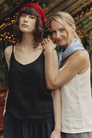 Lava Falls Linen Mallow Scarf - Linen Tales Global 4