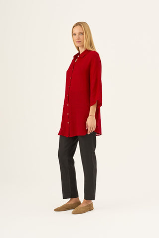 Lava Falls Linen Oregano Shirt - Linen Tales Global 3