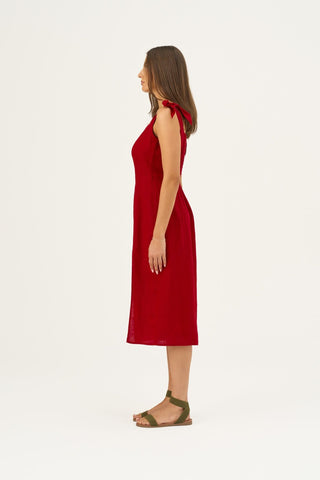Lava Falls Linen Rumba Dress - Linen Tales Global 4