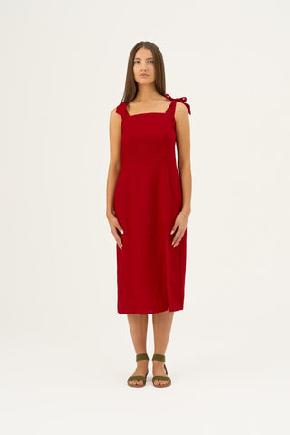 Lava Falls Linen Rumba Dress - Linen Tales Global 
