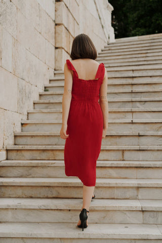Lava Falls Linen Rumba Dress - Linen Tales Global 7