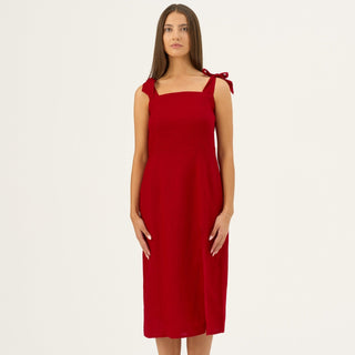 Lava Falls Linen Rumba Dress - Linen Tales Global 