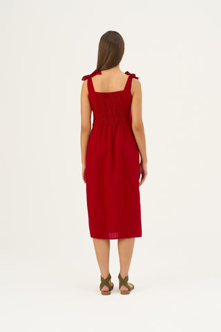 Lava Falls Linen Rumba Dress - Linen Tales Global 5
