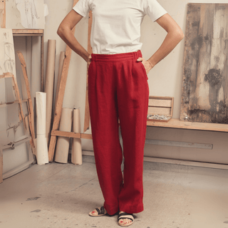 Lava Falls Linen Willow Trousers - Linen Tales 6