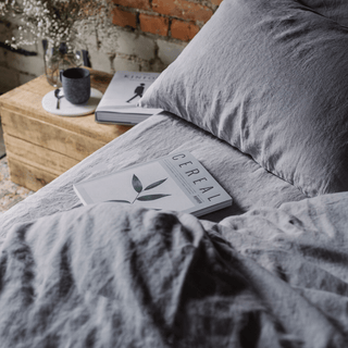 Light Grey Bedding Bundle - Linen Tales 