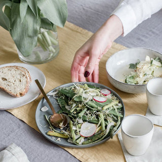 Light Grey Linen Coasters Set of 4 - Linen Tales 3