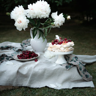 Light Grey Linen Tablecloth - Linen Tales 4