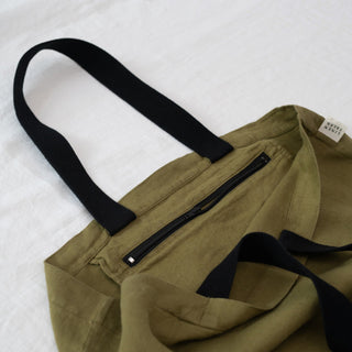 LIMITED EDITION Linen Tales Ashberry Twill Linen Shoulder Bag - Linen Tales 3