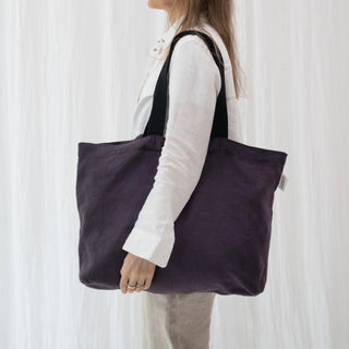 LIMITED EDITION Linen Tales Magnet Twill Linen Shoulder Bag - Linen Tales 