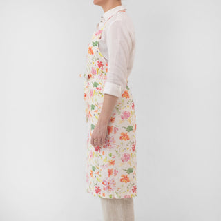 LIMITED EDITION Linen Tales Wildflower Flow Linen Chef Apron - Linen Tales Global 