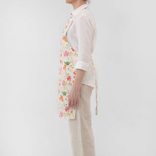LIMITED EDITION Linen Tales Wildflower Flow Linen Daily Apron - Linen Tales Global 