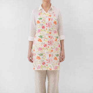 LIMITED EDITION Linen Tales Wildflower Flow Linen Daily Apron - Linen Tales Global 