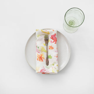 LIMITED EDITION Linen Tales Wildflower Flow Linen Napkins Set of 2 - Linen Tales Global 