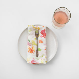 LIMITED EDITION Linen Tales Wildflower Flow Linen Napkins Set of 2 - Linen Tales Global 