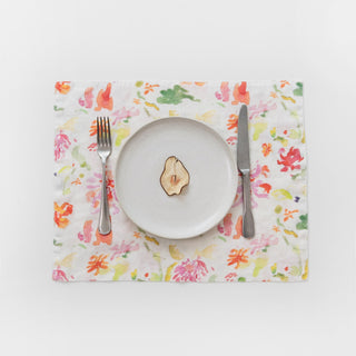 LIMITED EDITION Linen Tales Wildflower Flow Linen Placemat - Linen Tales Global 