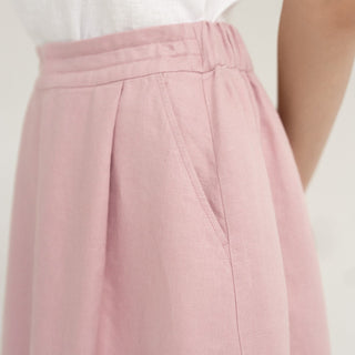 LIMITED EDITION Zephyr Linen Twill Tulip Skirt - Linen Tales 4