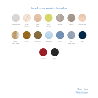 Linen Tales Closet Linen Fabric Samples - Linen Tales Global 