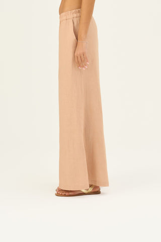 Maple Sugar Linen Zayn Trousers - Linen Tales Global 4