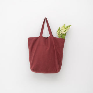 Marsala Linen Big Bag - Linen Tales 2
