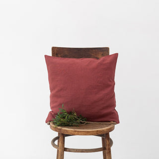 Marsala Linen Cushion Cover - Linen Tales 